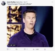 Social media users speculated about the animal and shared tons of responses, guessing what the "mystery animal" could be. (Image via Twitter)